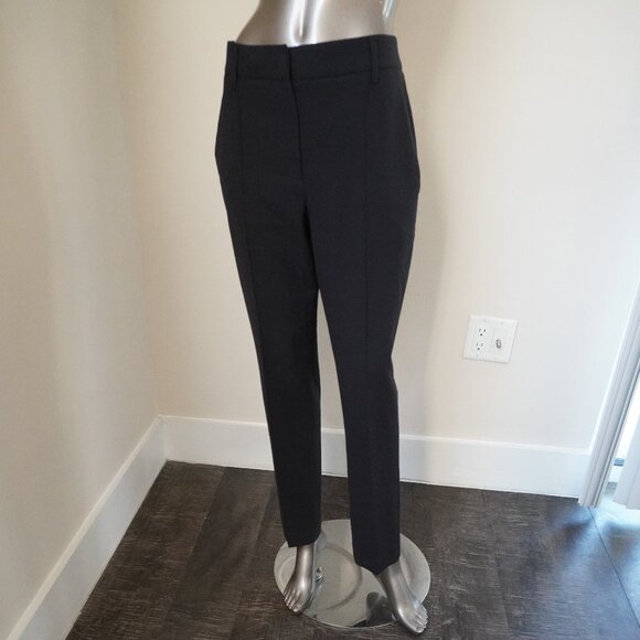 Brunello Cucinelli Monili Pants Navy Blue Tropical Luxury Virgin Wool Size 6 - Picture 4 of 8